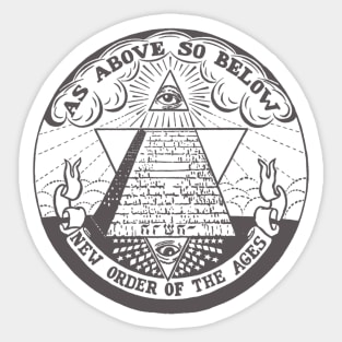 As Above Dark Sticker